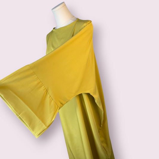 Abaya large coupe droite