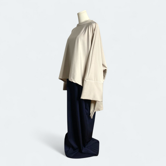 Ensemble surdimensionner avec haut asymétrique
