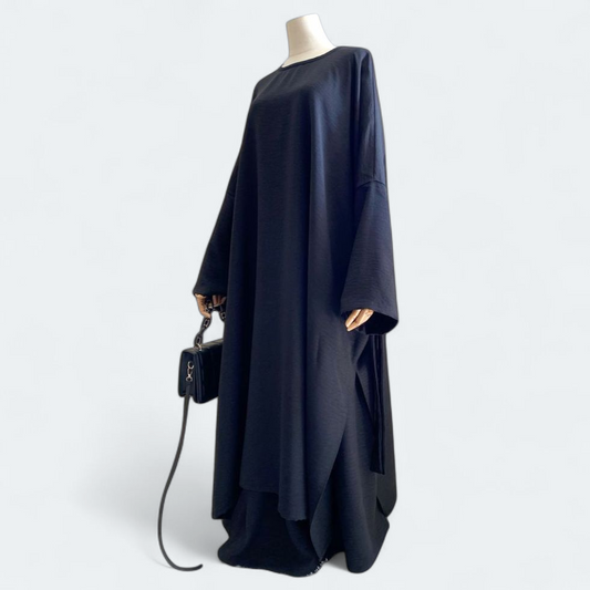 Ensemble monochrome noir